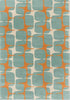 Scion Going Lohko Geometric Rug Sky geometric wool rug