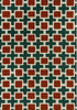 Scion Hatch Geometric Rug Rust geometrric wool rug