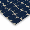 Scion Little Lohko Geometric Rug Indigo hand-tufted rug with a loop pile