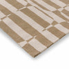 Scion Lohko Stripe Bohemian Rug Pebble hand-tufted rug with a cut pile