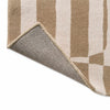 Scion Lohko Stripe Bohemian Rug Pebble with a cotton and latex backing