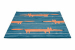 Scion Mr Fox Bohemian Rug Denim area rug perfect for any living space