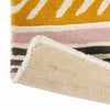 Scion Raita Geometric Rug Taupe with a cotton and latex backing