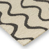 Scion Ribbon Bohemian Rug Charcoal hand-tufted rug with a loop pile