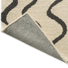 Scion Ribbon Bohemian Rug Charcoal with a cotton and latex backing