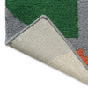 Scion Rosehip Outdoor Rug Blue with a polypropylene backing