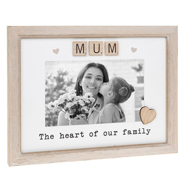 Scrabble Sentiments Photo Frame Mum