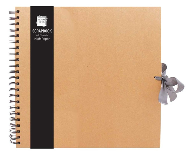 Scrap Book - 40 Sheet Kraft Paper - Large