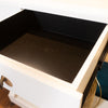 Scroll ivory console table with drawer shown from another angle (6)