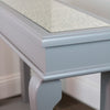 "Mirrored console table enhancing modern interiors"
