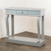 Scroll Mink 90cm Console Table With Drawer detailed picture of the table design