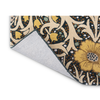 Morris & Co Seaweed Floral Rug Teal with a cotton and latex backing