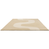 Marimekko Seireeni Bohemian Rug Warm Beige perfect for bedrooms and dining rooms