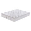 Single mattress with a smooth white surface labeled "Serenity Sleep Aloe Vera."