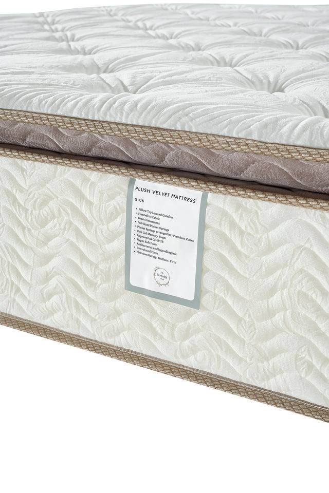 Serenity Sleep G06 Plush Velvet Double Mattress