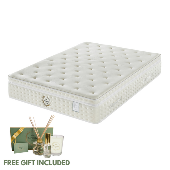 Comfortable double mattress by Serenity Sleep, featuring a luxury high profile, model G09.