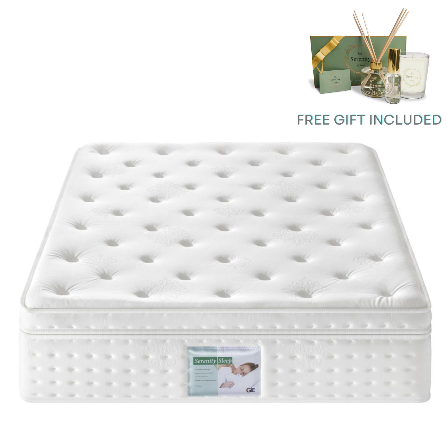 Serenity Sleep G09 Luxury High Double Mattress 4ft6 Mattresses Foy