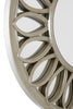 Serlina Round Mirror Subtle Gold close-up view picture of the frame design