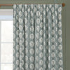 Sessile Leaf Motif PP Curtains Delph Blue life style top view photo