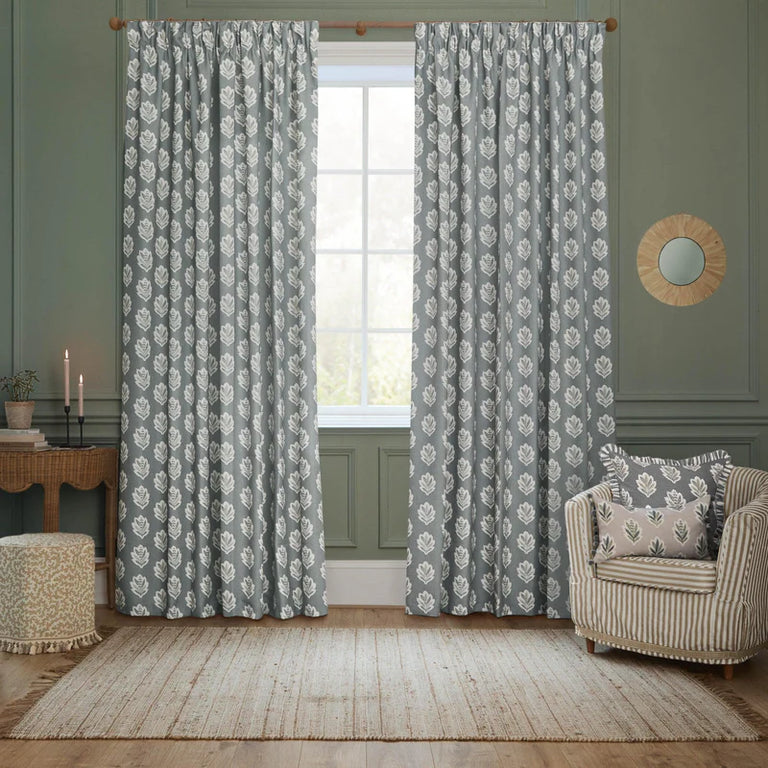 Sessile Leaf Motif PP Curtains