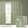 Sessile Leaf Motif PP Curtains Leaf Sage life style photo with pattern design example