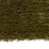Brink & Campman Shade High Shaggy Rug Brass Indigo oive green part of the rug