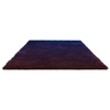 Brink & Campman Shade High Shaggy Rug Electric Blue/Aubergine with a latex non-slip backing
