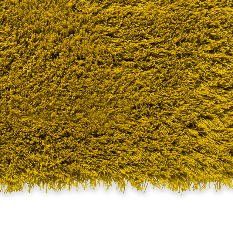 Brink & Campman Shade High Shaggy Rug Lemon Gold
