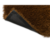 Brink & Campman Shade High Shaggy Rug Umber/Tobacco with a polypropylene and latex backing