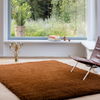 Brink & Campman Shade High Shaggy Rug Umber/Tobacco for the living room