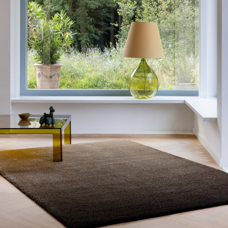 Brink & Campman Shade Low Rug Beige/Dark Chocolate