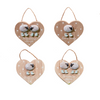 Sheep Heart Hanger Assorted wooden decor