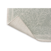 Laura Ashley Slichester Floral Rug Pale Sage with a cotton and polypropylene backing