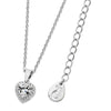 Tipperary Crystal Silver Diamante Heart Drop Pendant elegant and stylish gift