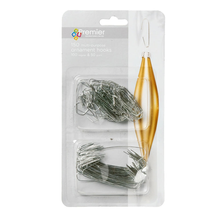Silver Ornament Hooks