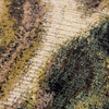 Scatterbox Cushion Sylvie Green close-up view picture of the woven design