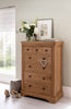 Invest in the chic appeal of solid oak drawers