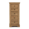 Elegant slim chest of drawers for efficient storage