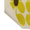 Orla Kiely Sixties Stem Yellow 158106 picture of the backing of the rug