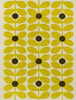 Orla Kiely Sixties Stem Yellow 158106 front view picture