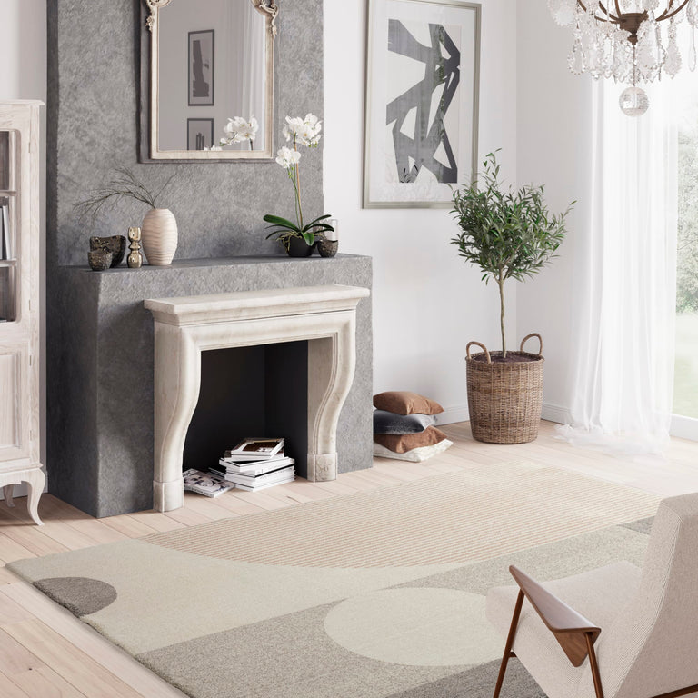 Skye Geometric Rug 242 Natural