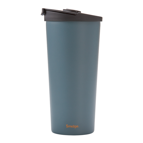 Generous travel mug for beverages on-the-go.