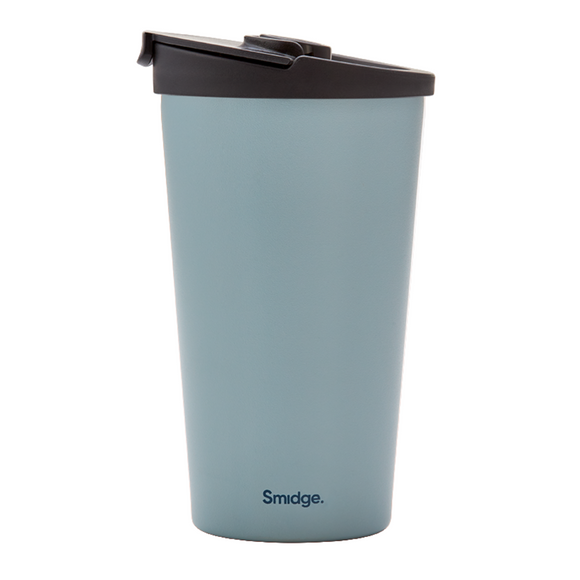 Portable travel mug for on-the-go beverages.