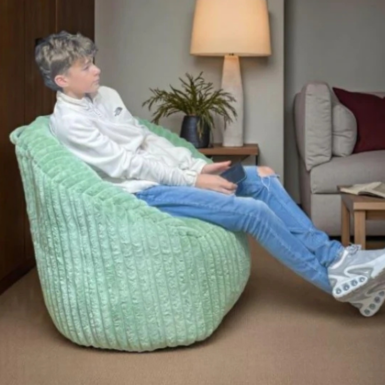 Snug Milano Cord Bean Bag Chair Green