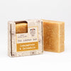 Natural soap with exfoliating loofah in Donegal Natural Soap Lemongrass & Calendula