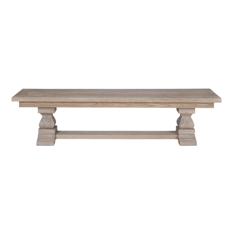 Sofia Dining Bench 2.2m Rustic Brown