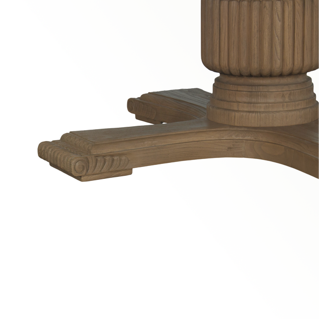 Sofia Round Dining Table 1.8m Smoked Oak