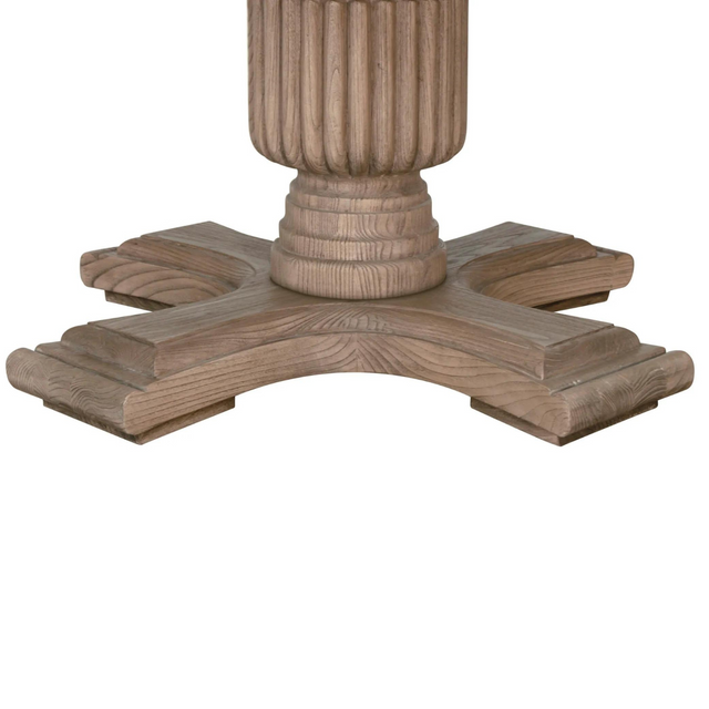Sofia Round Dining Table 1.4m Smoked Oak