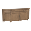 Sofia Sideboard Rustic Smoked Oak Wooden 4 doors and 2 drawer sideboard