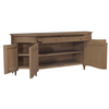 Sofia Sideboard Rustic Smoked Oak picture of the storage space
